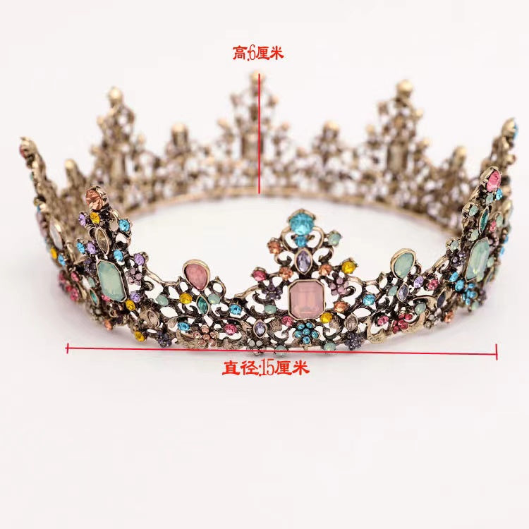 baroque style crown head decoration