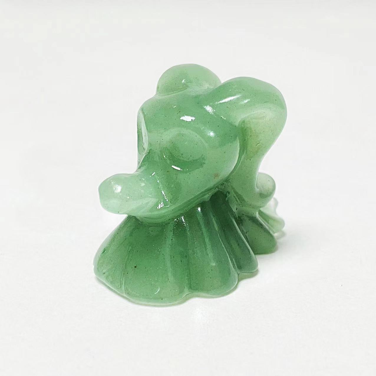 Crystal zero dog carvings