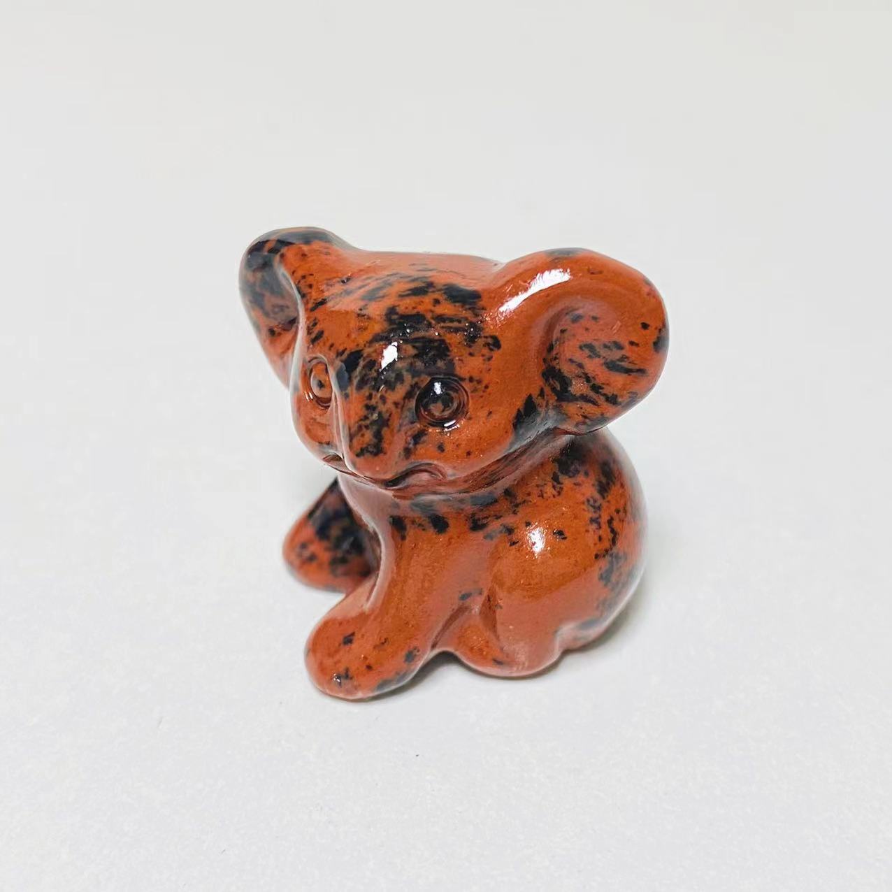 Crystal koala small carvings