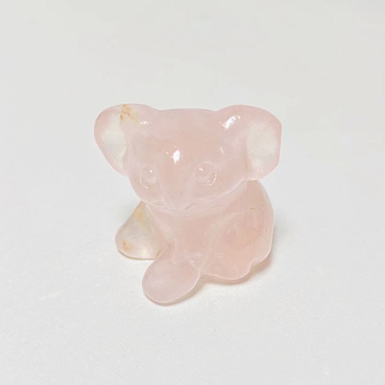 Crystal koala small carvings