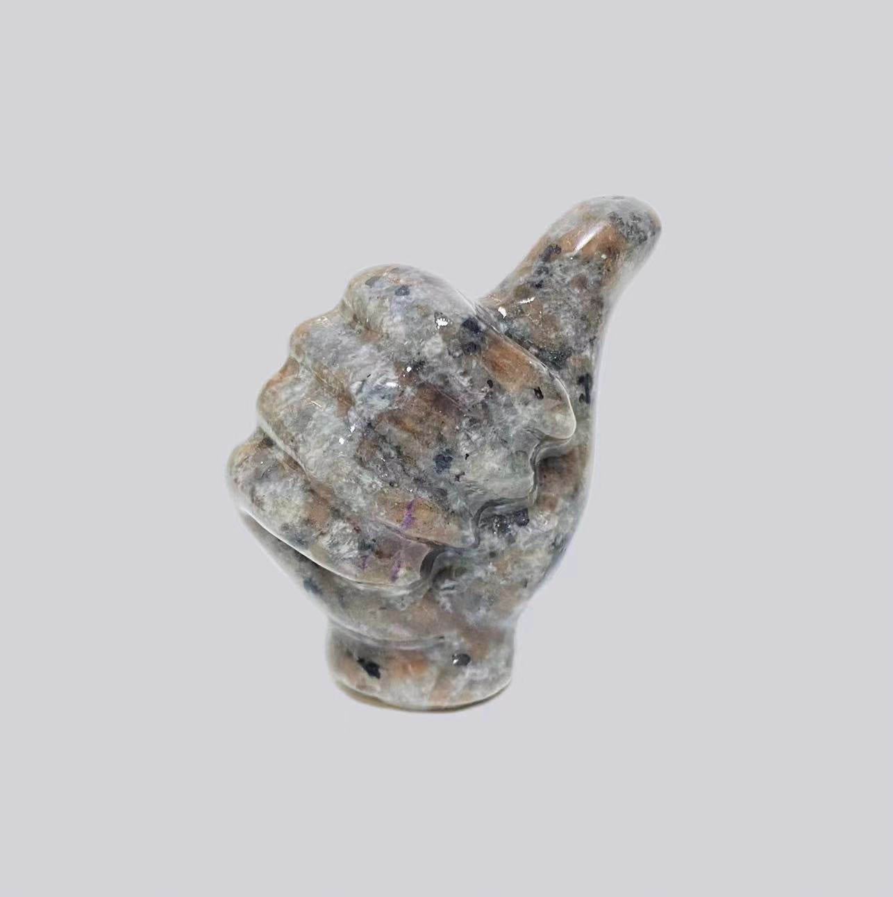 Crystal thumb small carvings