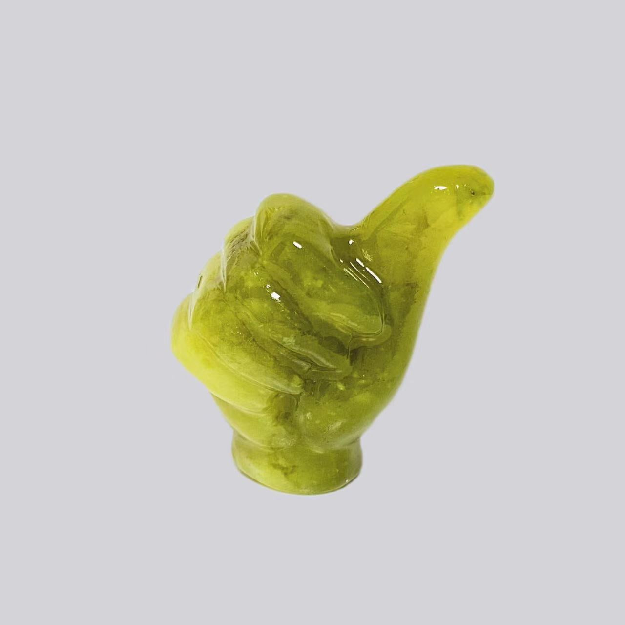 Crystal thumb small carvings