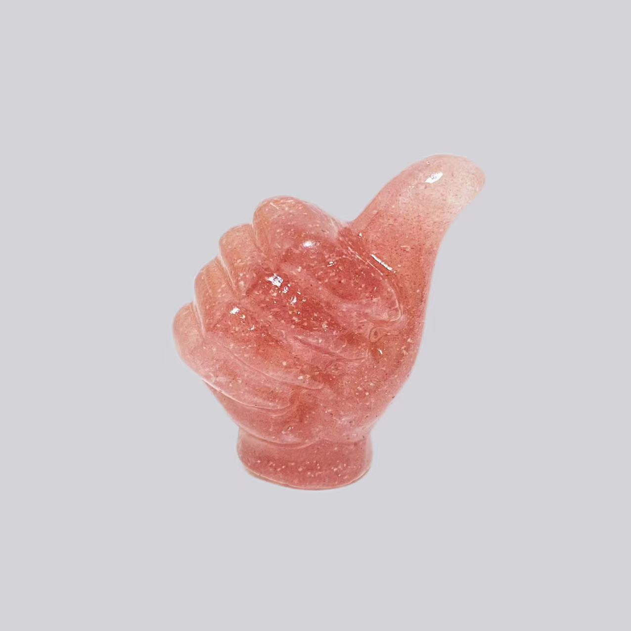 Crystal thumb small carvings