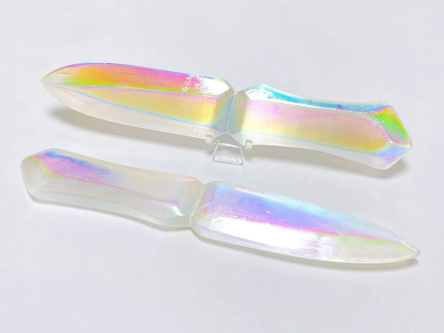 Crystal aura selenite dagger