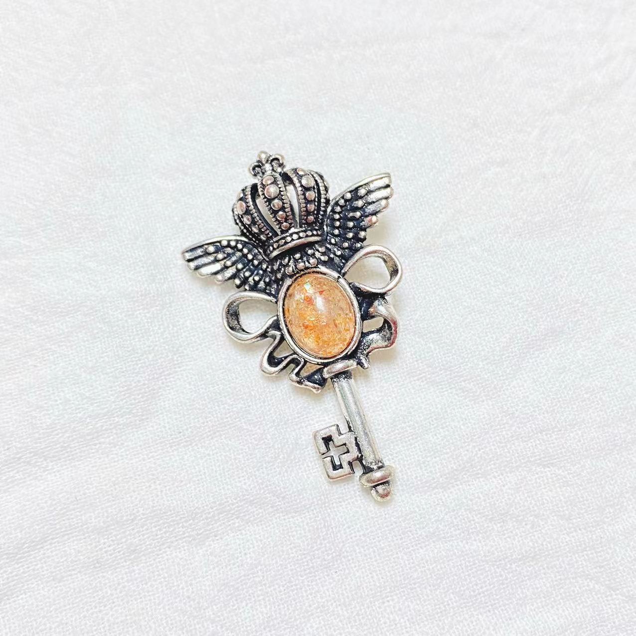 Copper magic key pendant