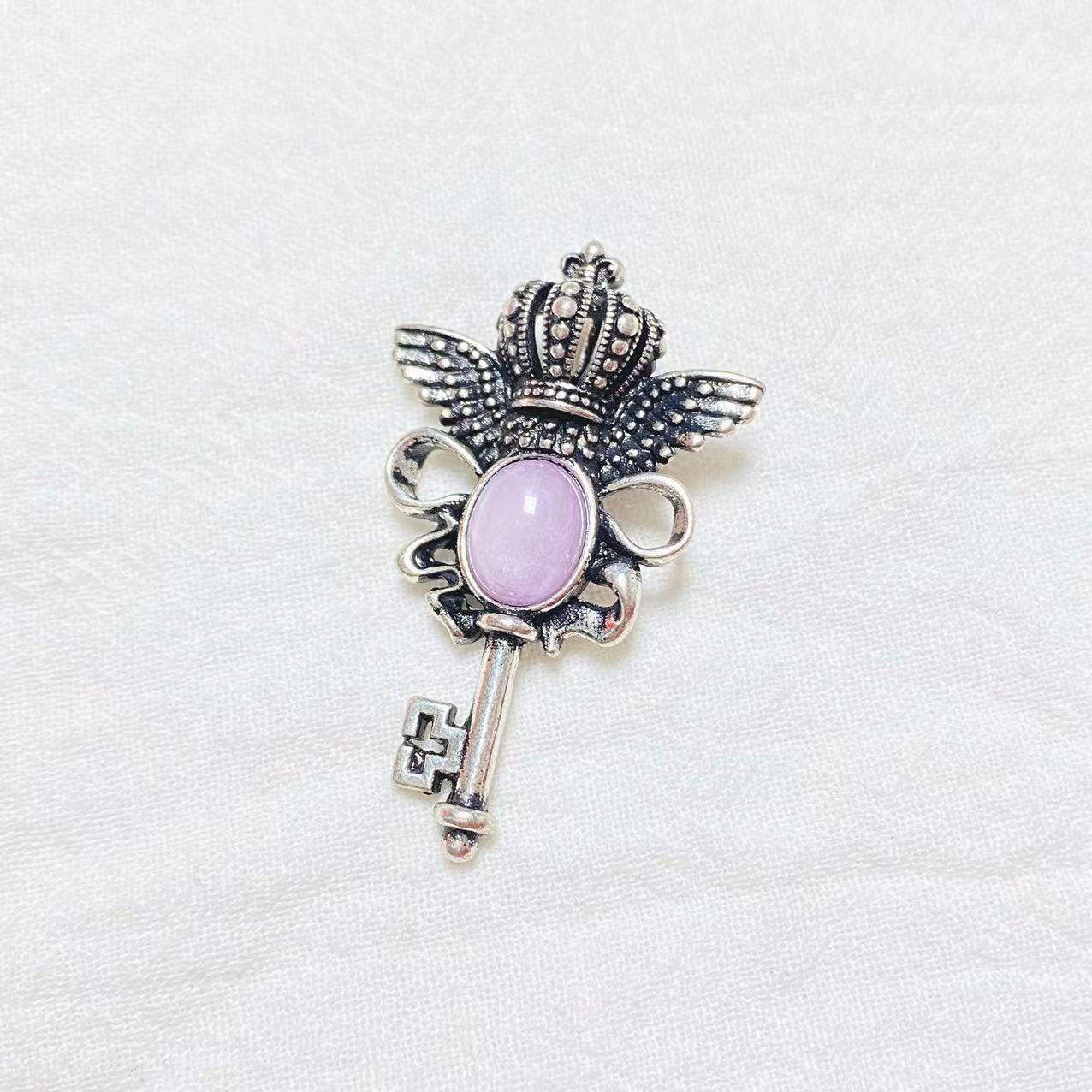 Copper magic key pendant