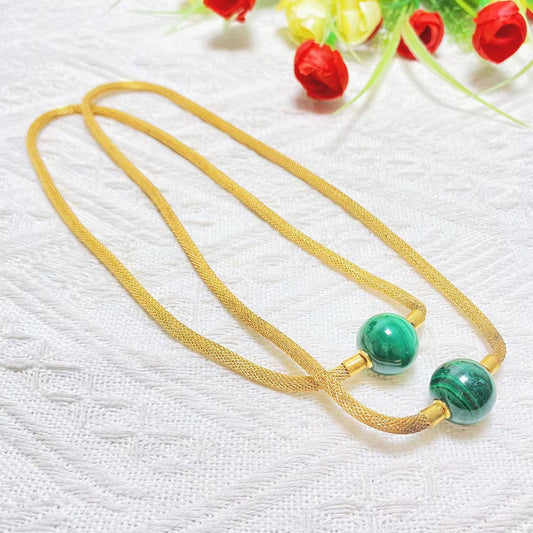 Malachite necklace
