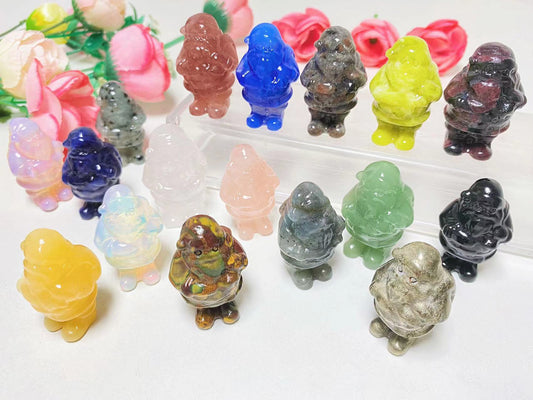 Santa Claus small carvings