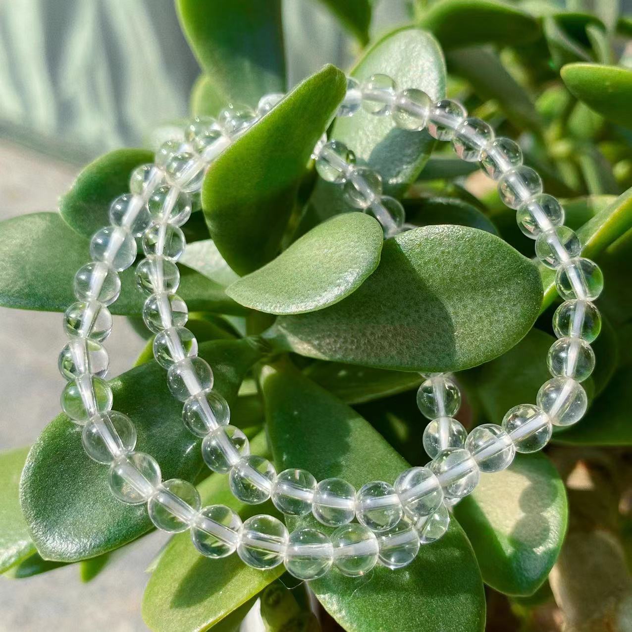 clear quartz bracelet
