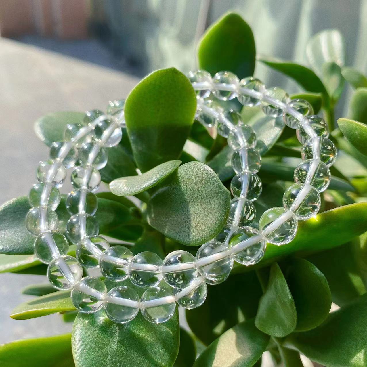 clear quartz bracelet