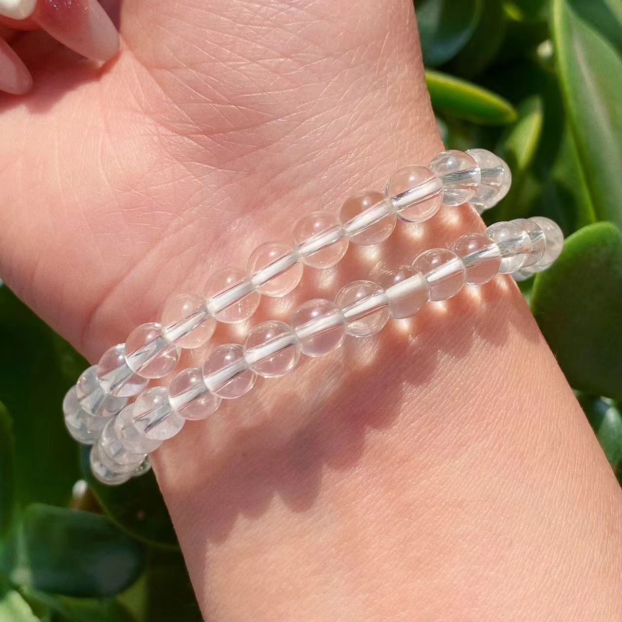 clear quartz bracelet
