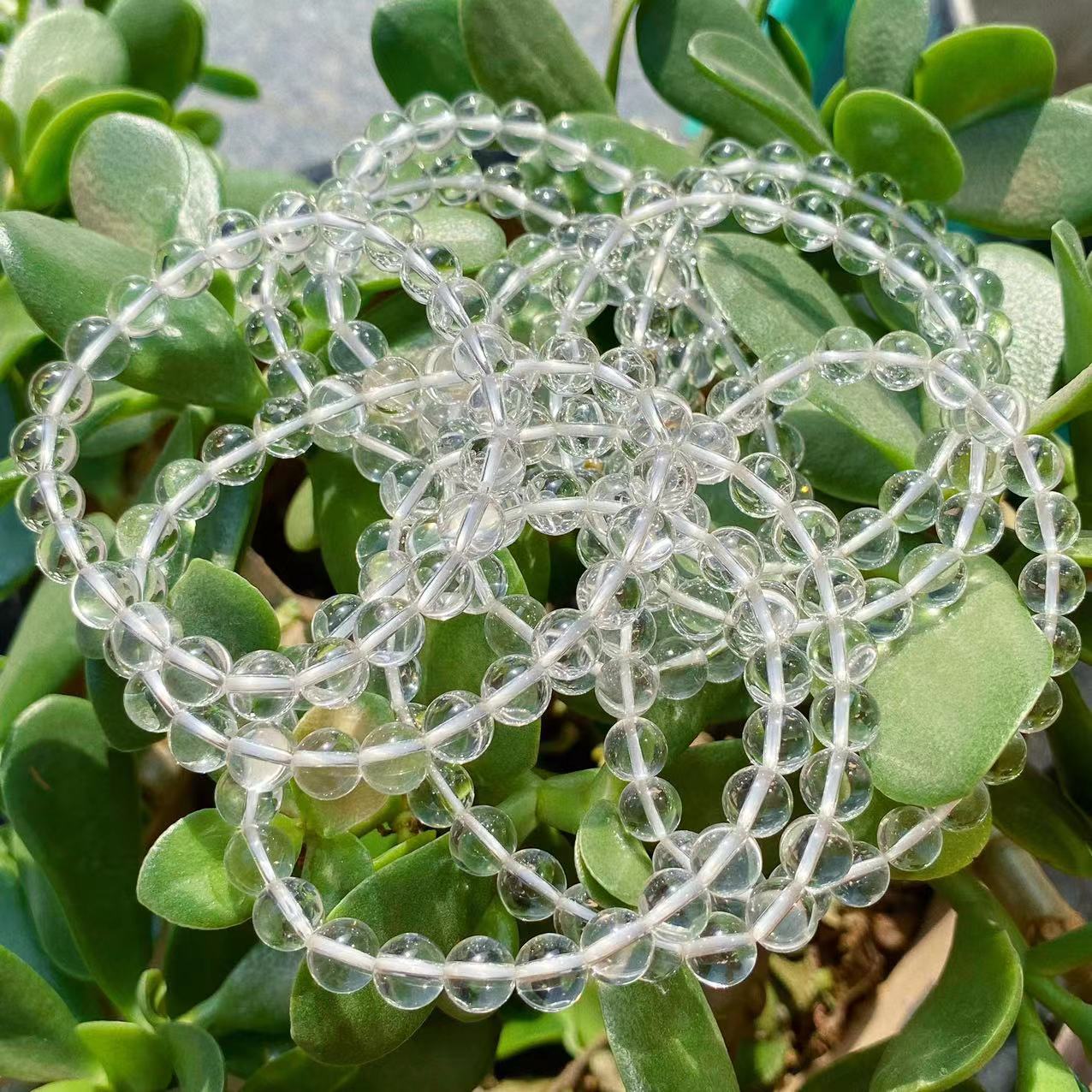 clear quartz bracelet