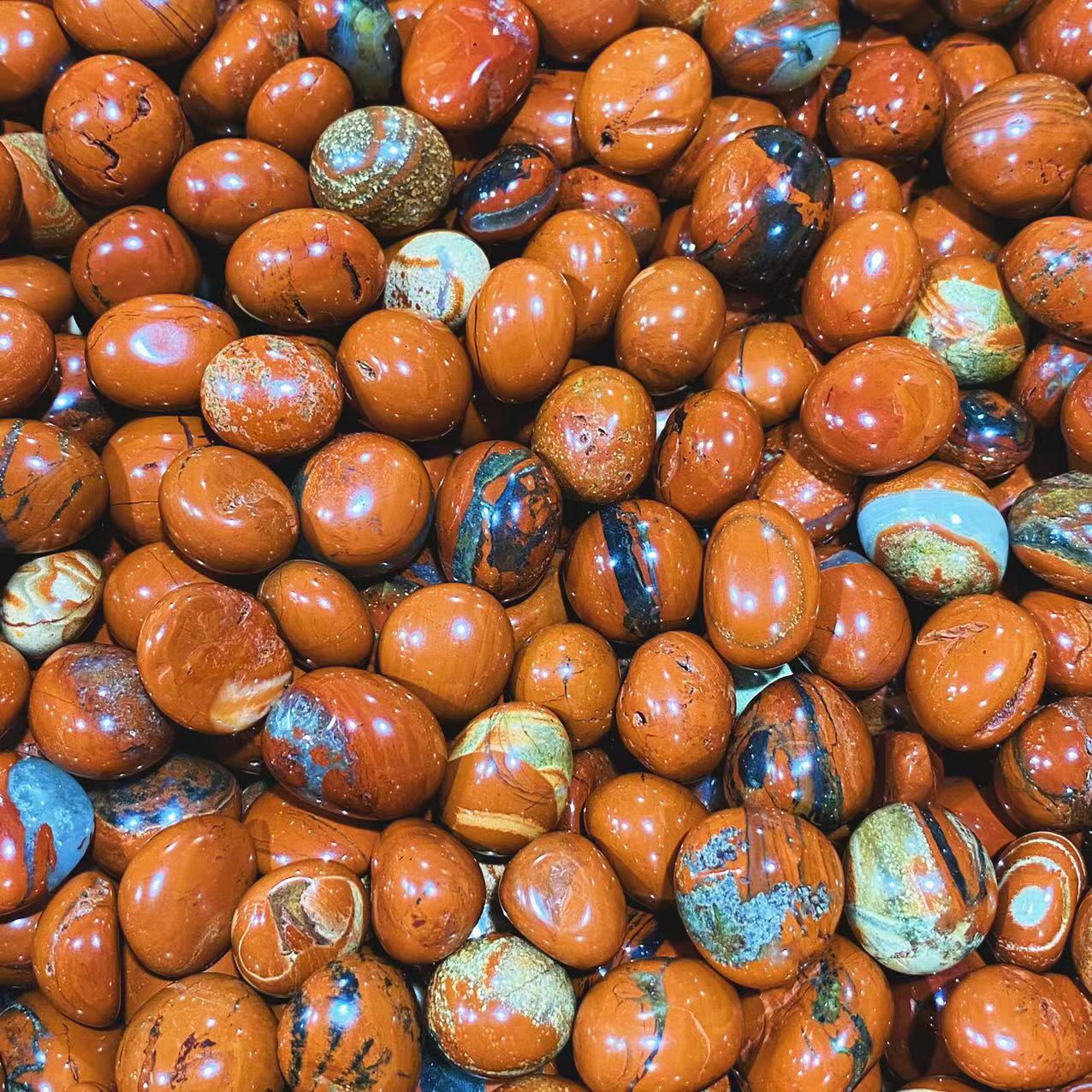 red jasper tumbles