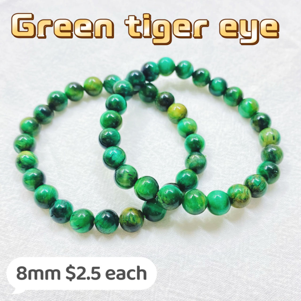 Dyed Tiger's Eye Bracelet 8mm