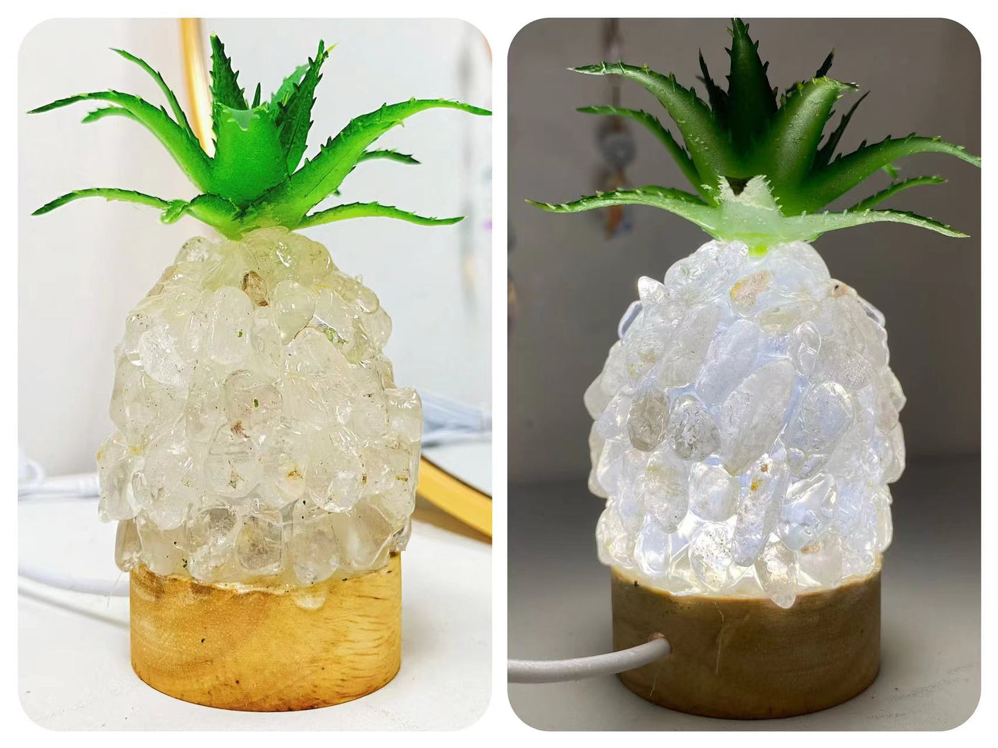 Crystal Chips Pineapple USB light