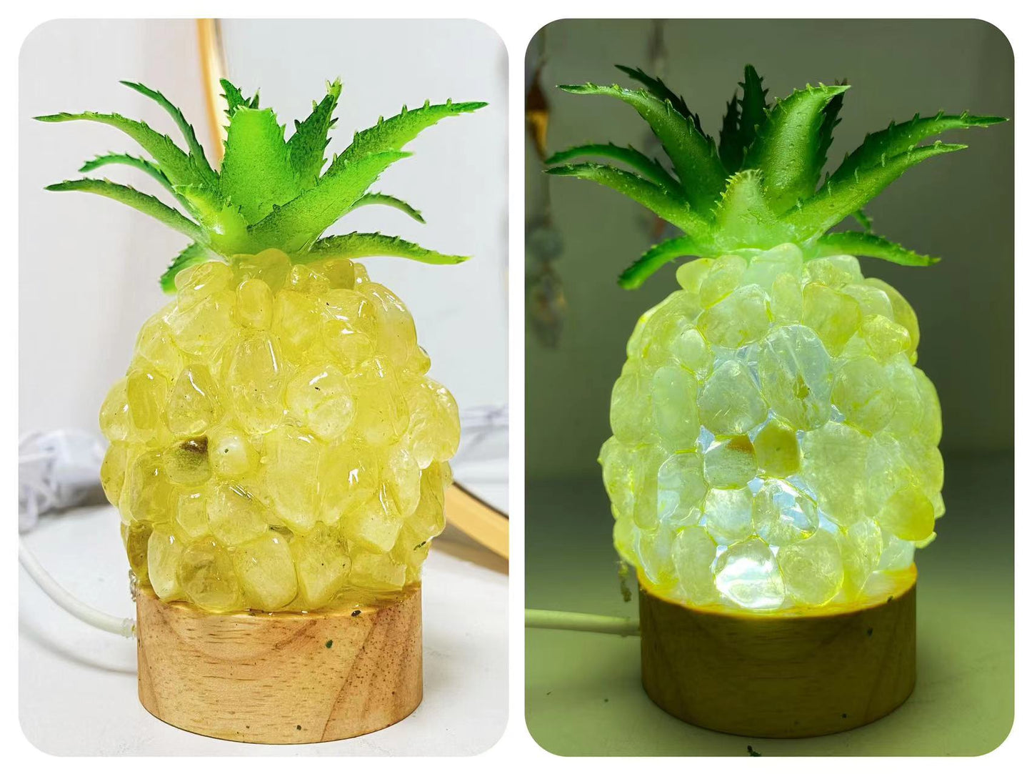 Crystal Chips Pineapple USB light