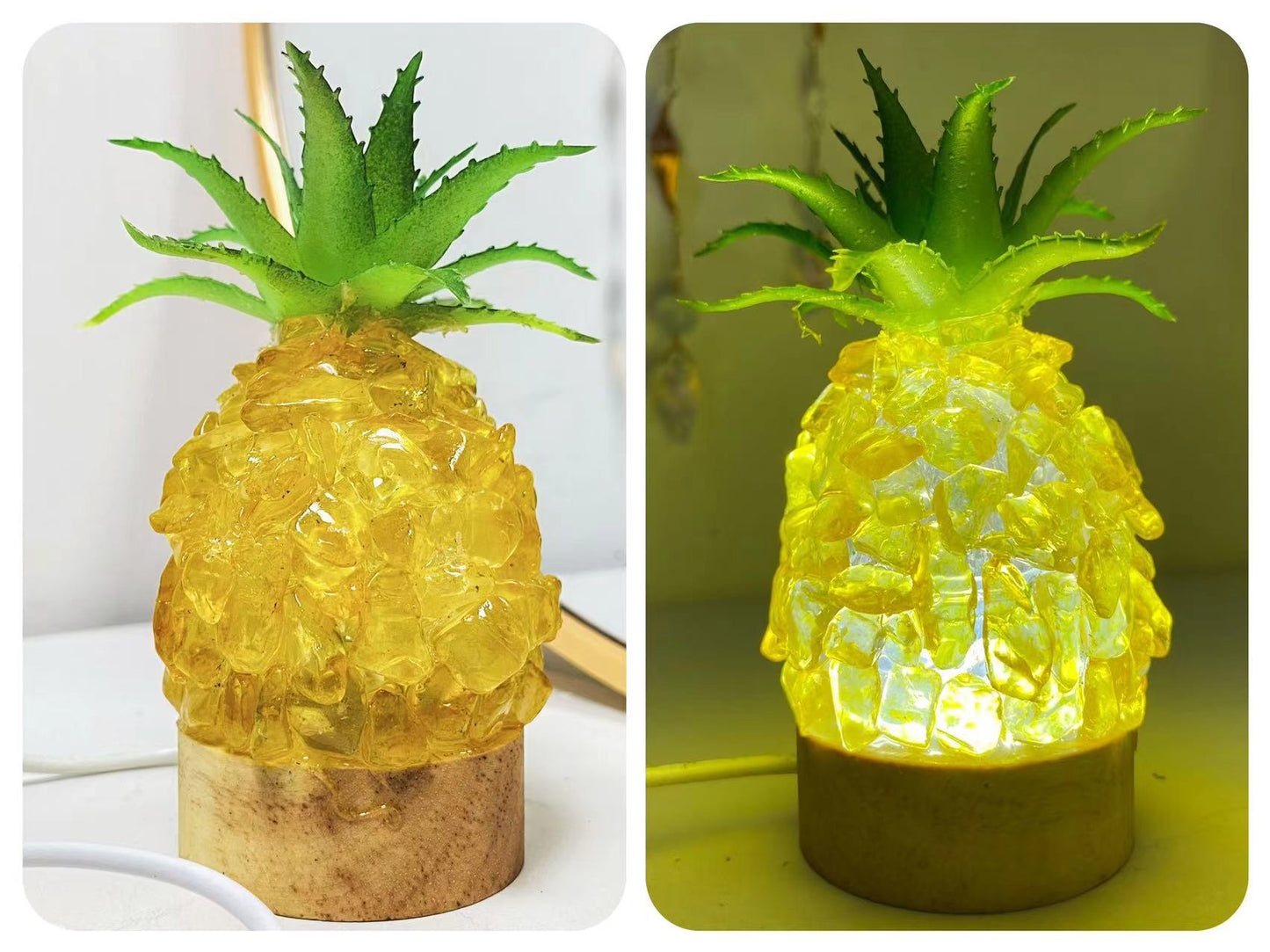 Crystal Chips Pineapple USB light