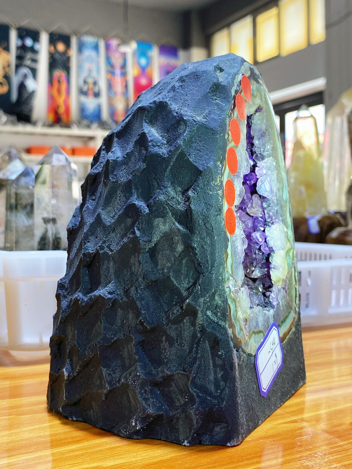 Amethyst clusters freeform #2344