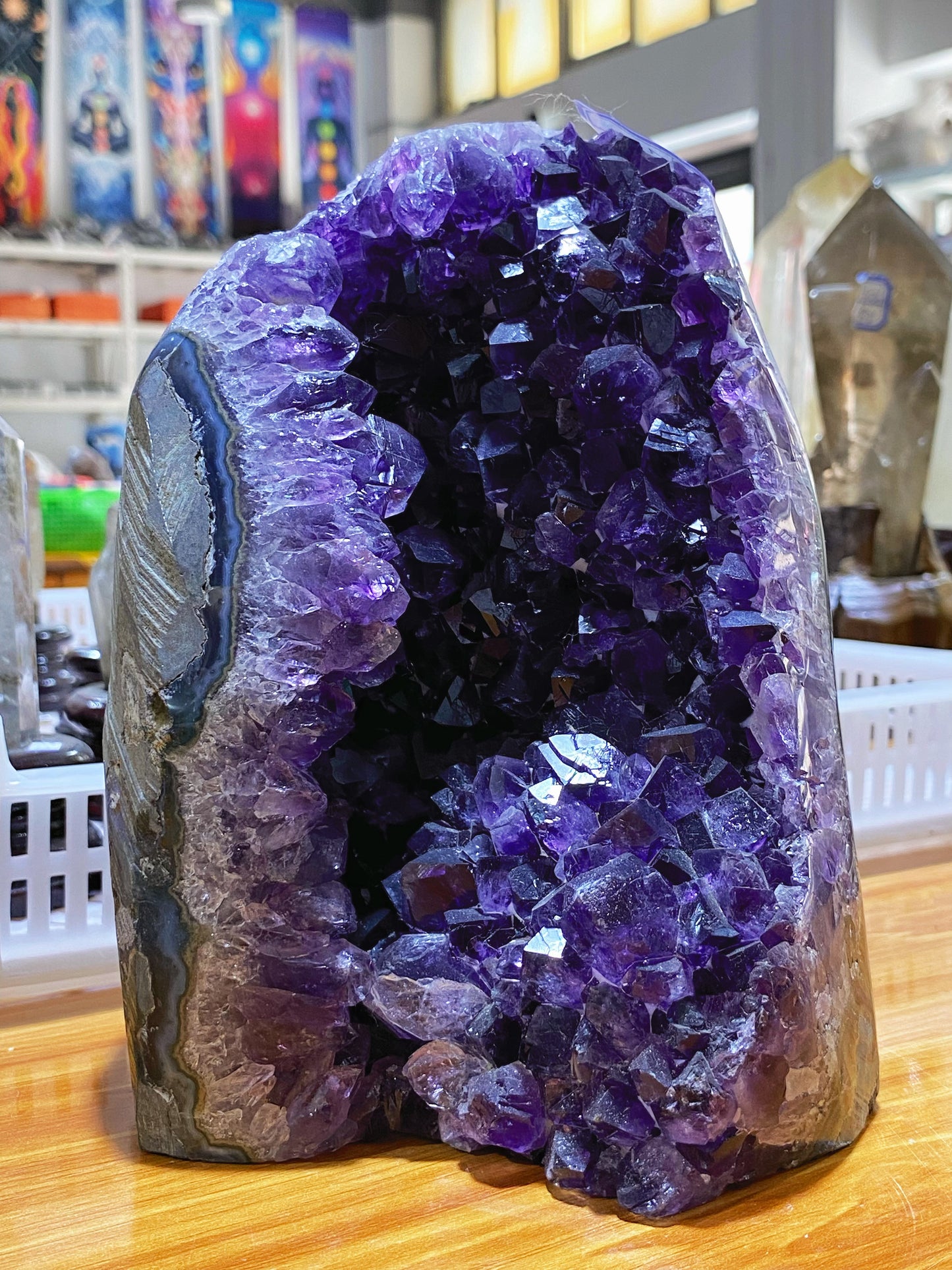 Amethyst clusters freeform #4074