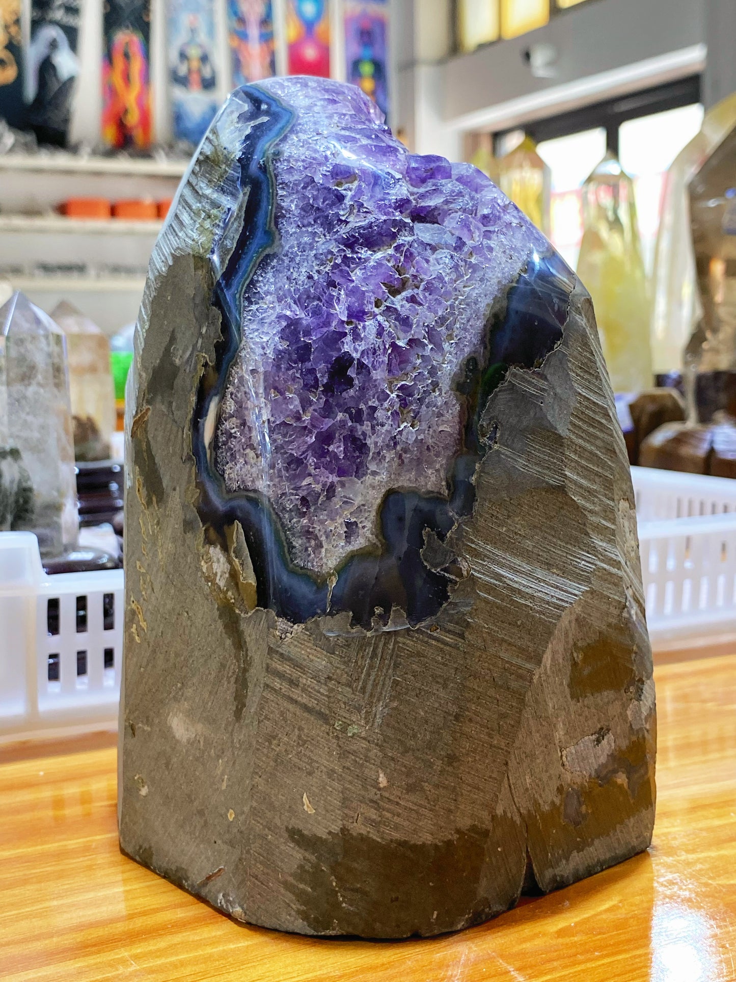 Amethyst clusters freeform #4074