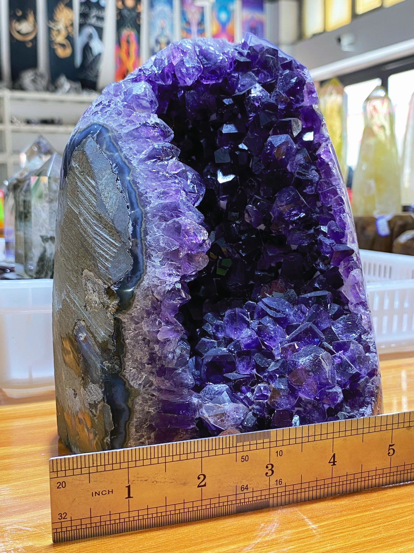 Amethyst clusters freeform #4074