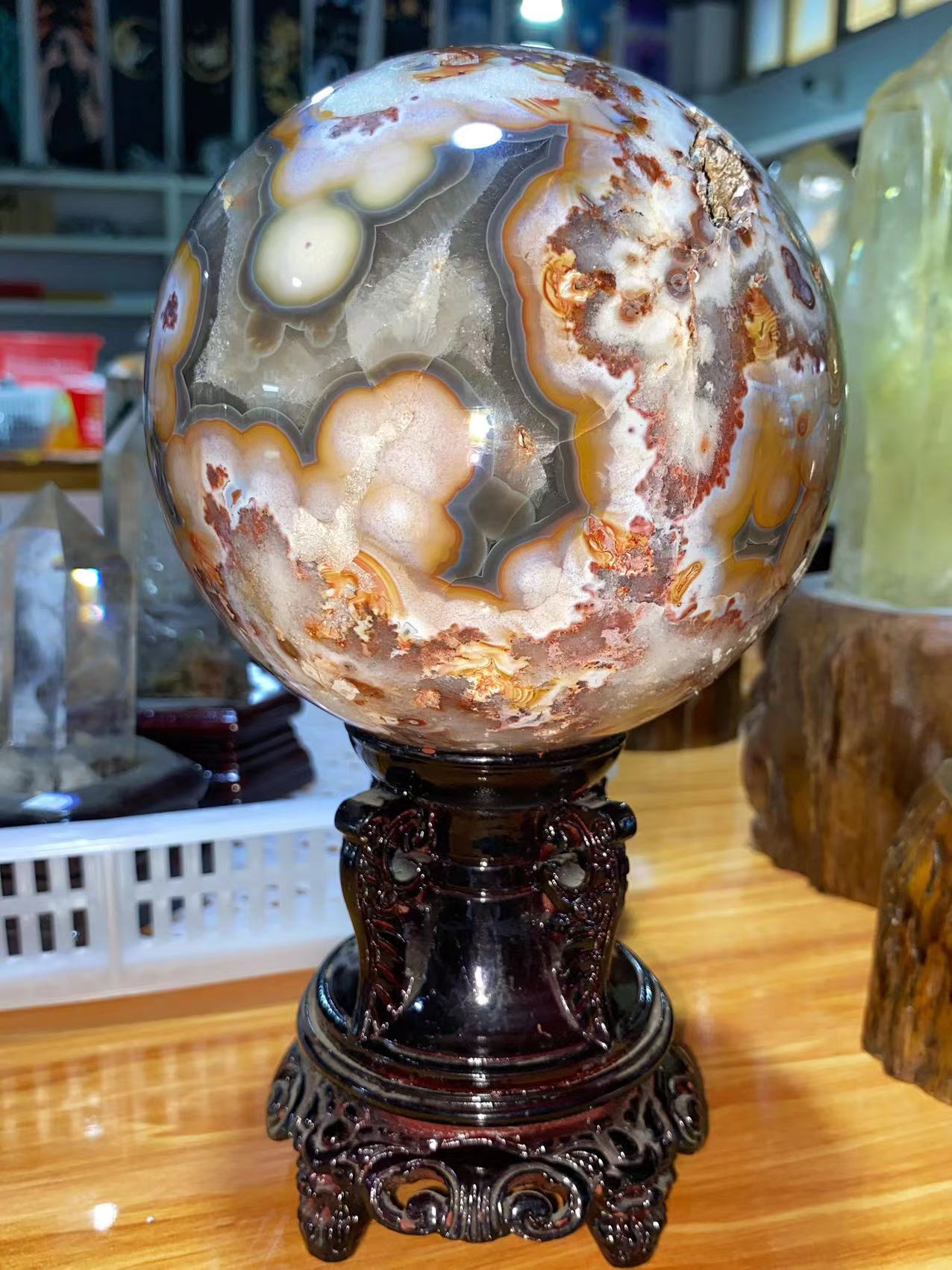 Argentina Agate Sphere#2771