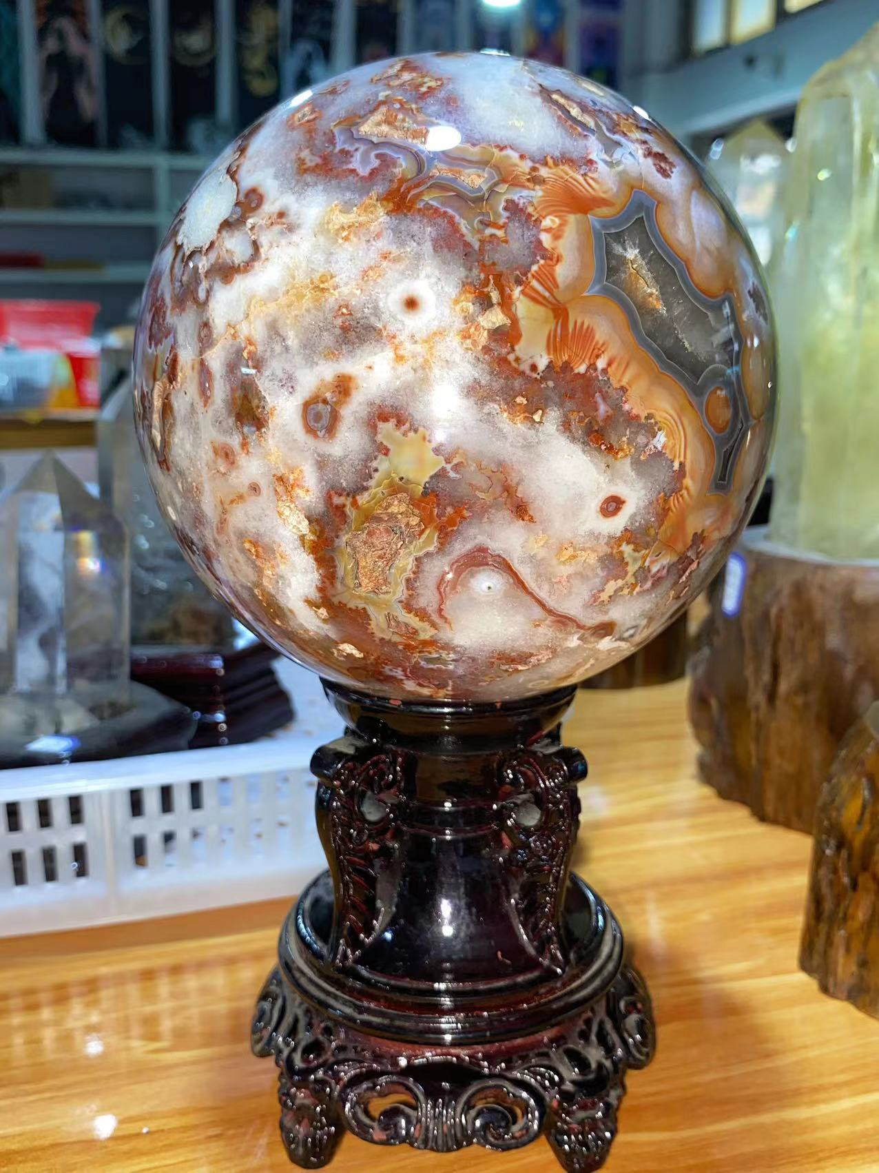 Argentina Agate Sphere#2771