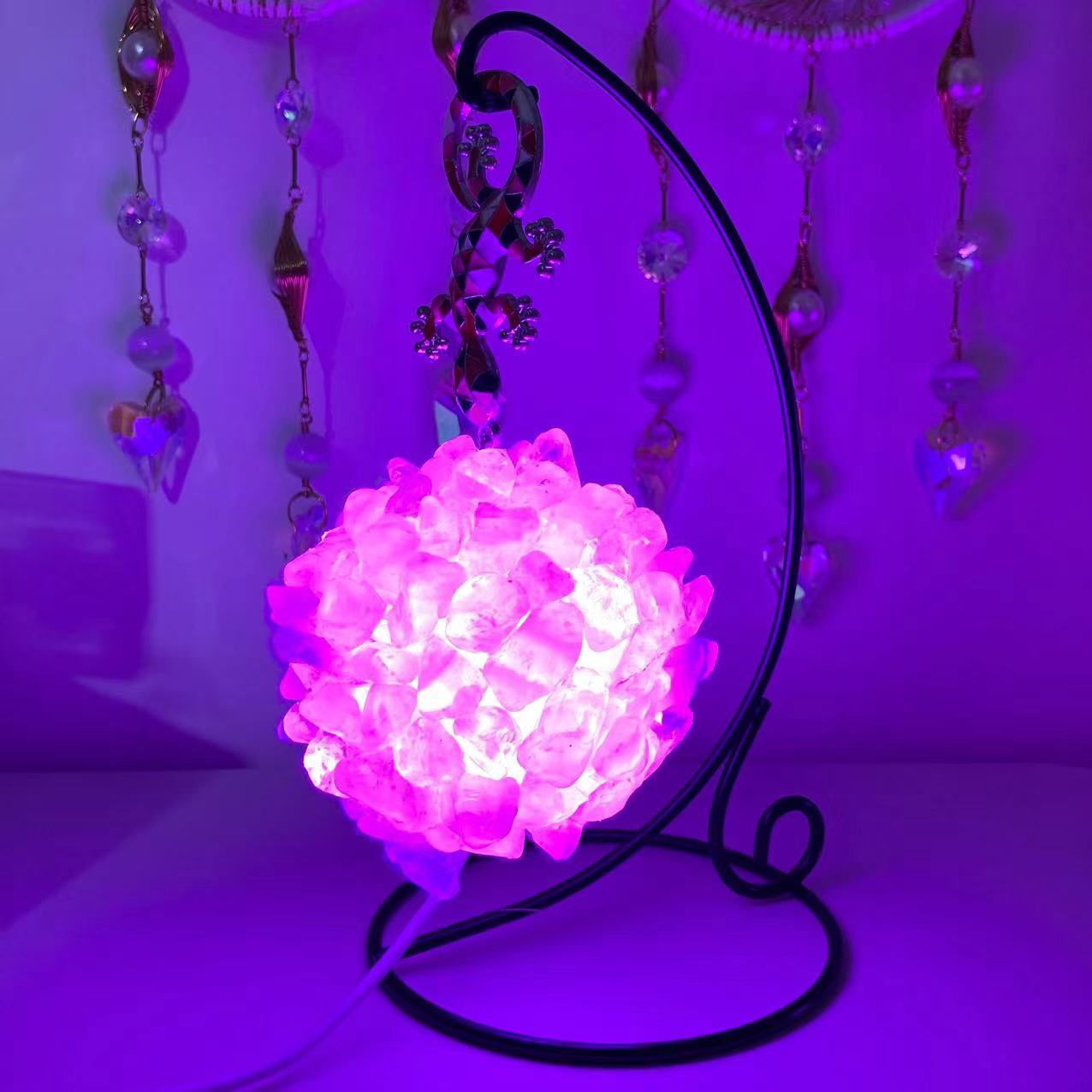 Chips sphere light with stand