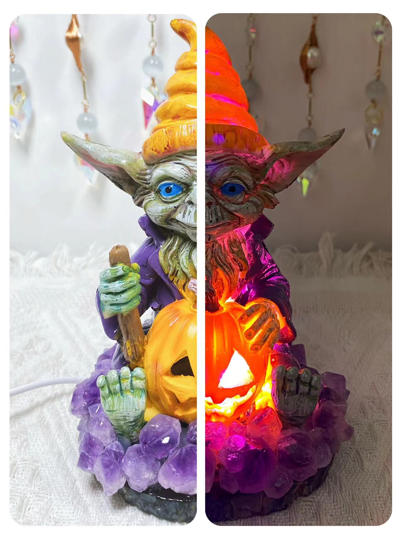 Oldman pumpkin light