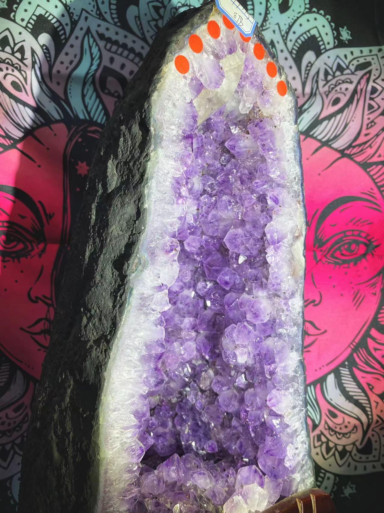 Amethyst clusters freeform#19500