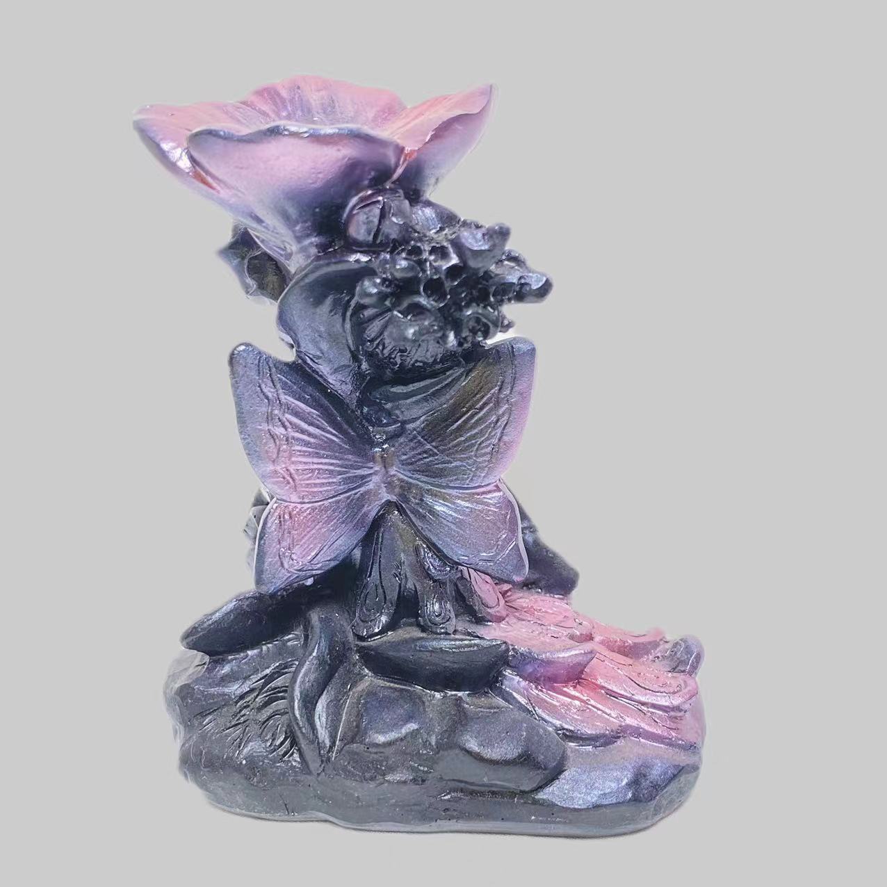 Resin fairy sphere stand