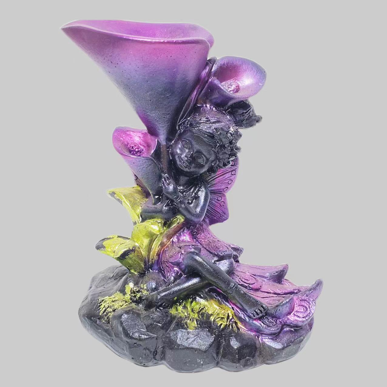 Resin fairy sphere stand