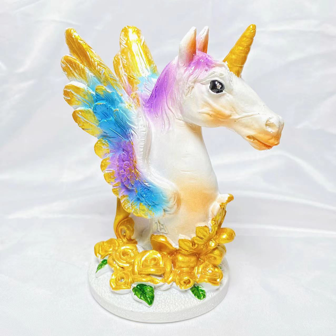 Resin unicorn sphere stand