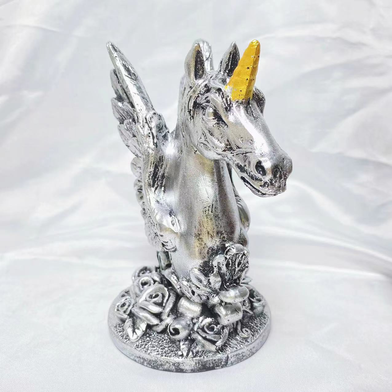 Resin unicorn sphere stand
