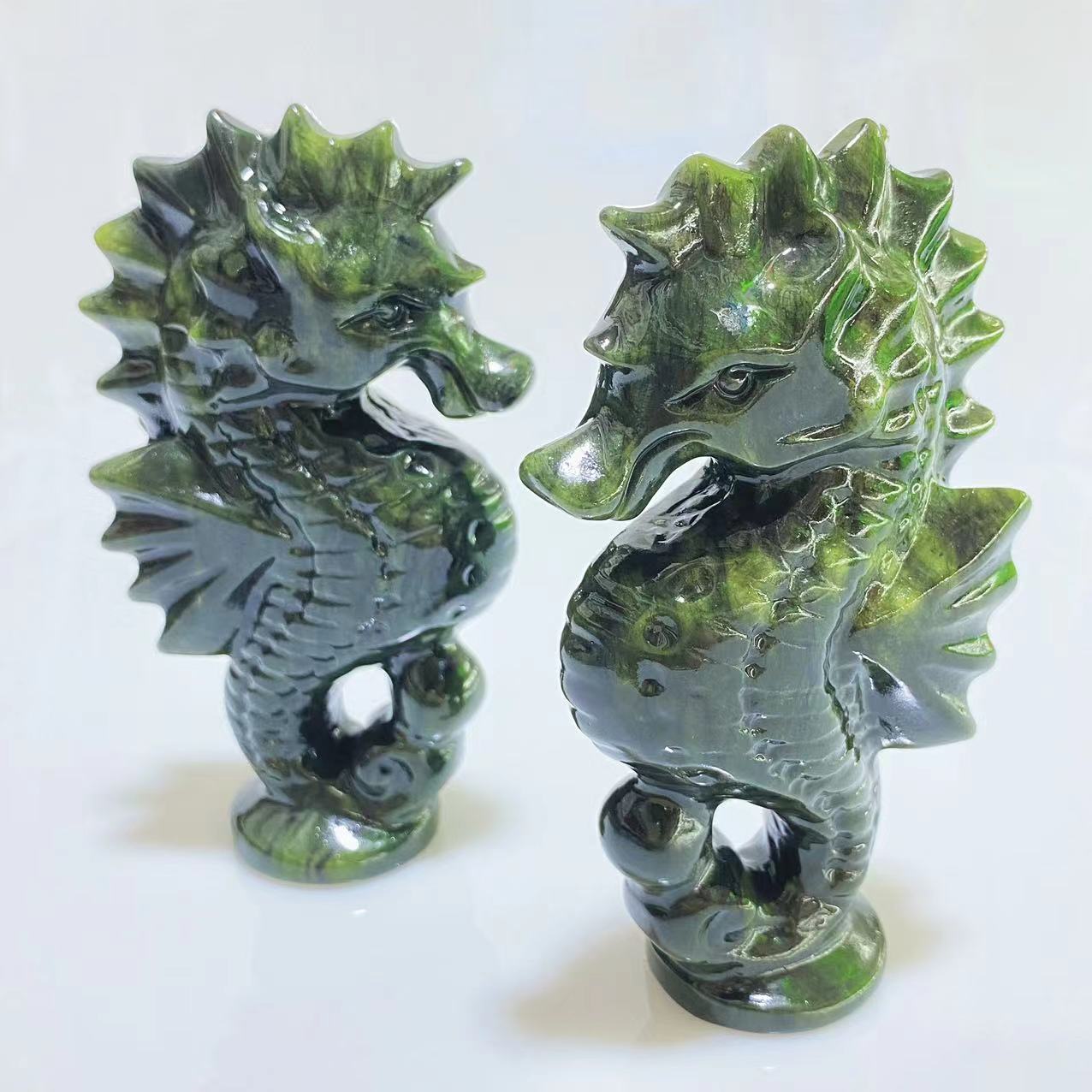 Green Jade  seahorse
