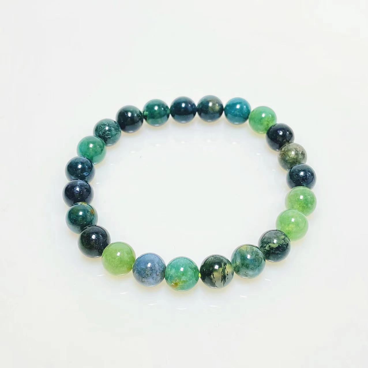 Moss agate bracelet