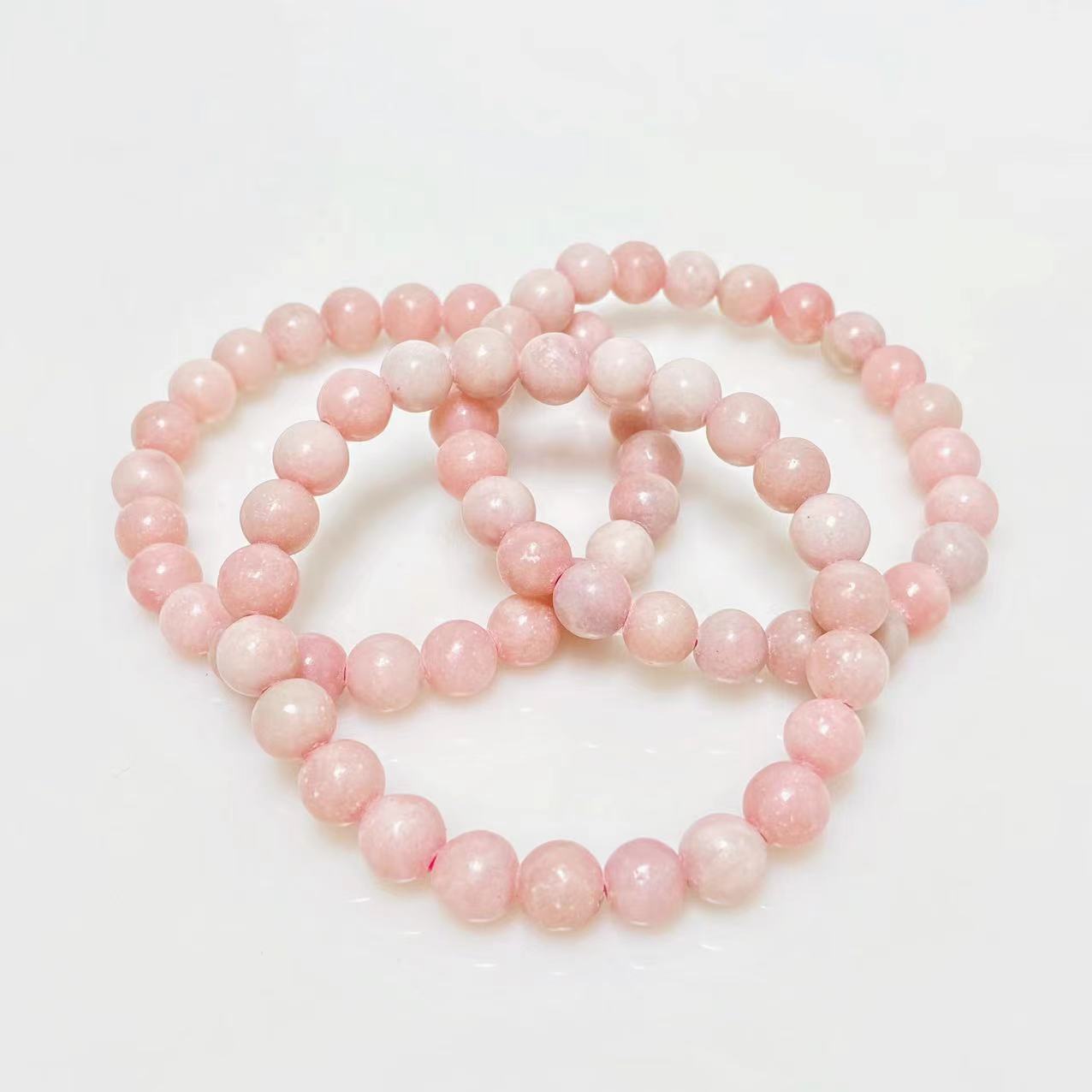 Pink opal bracelets