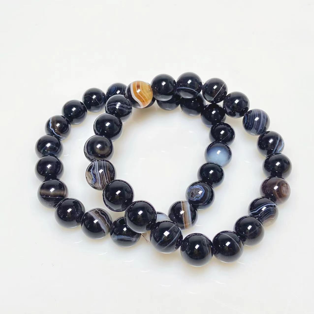 Black agate bracelet