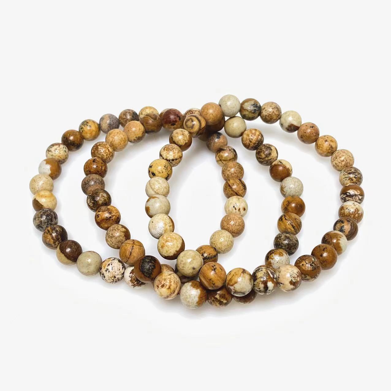 petrified wood bracelet