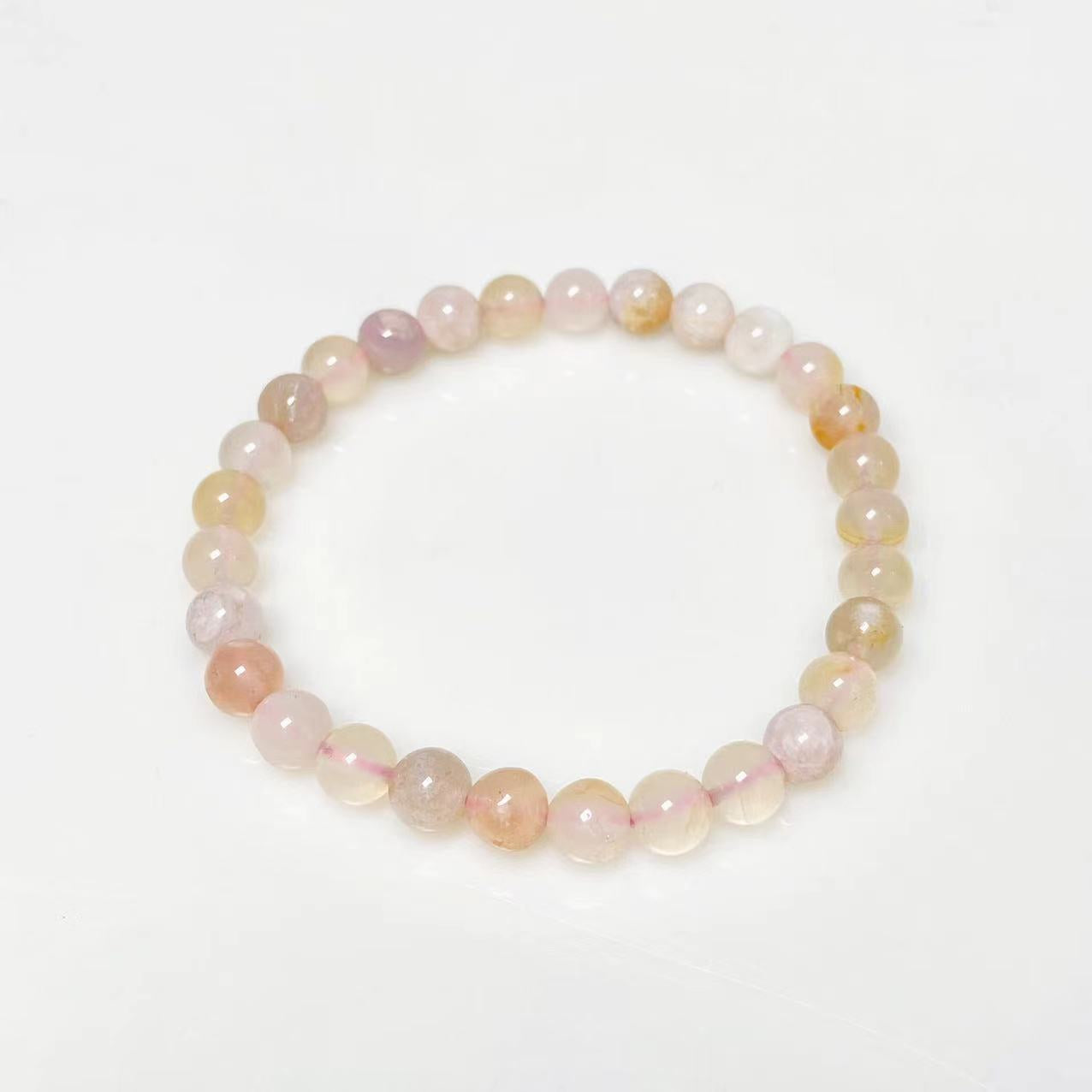 Flower agate bracelet