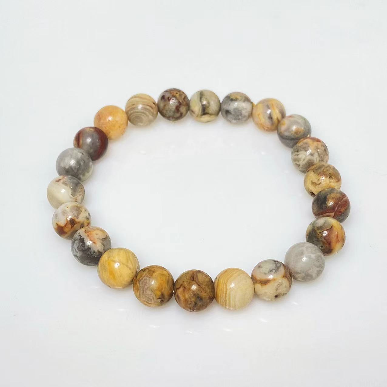 Crazy lace agate bracelet