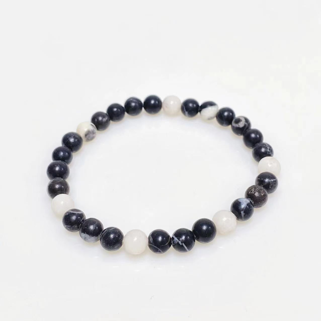 Zebra stone bracelet