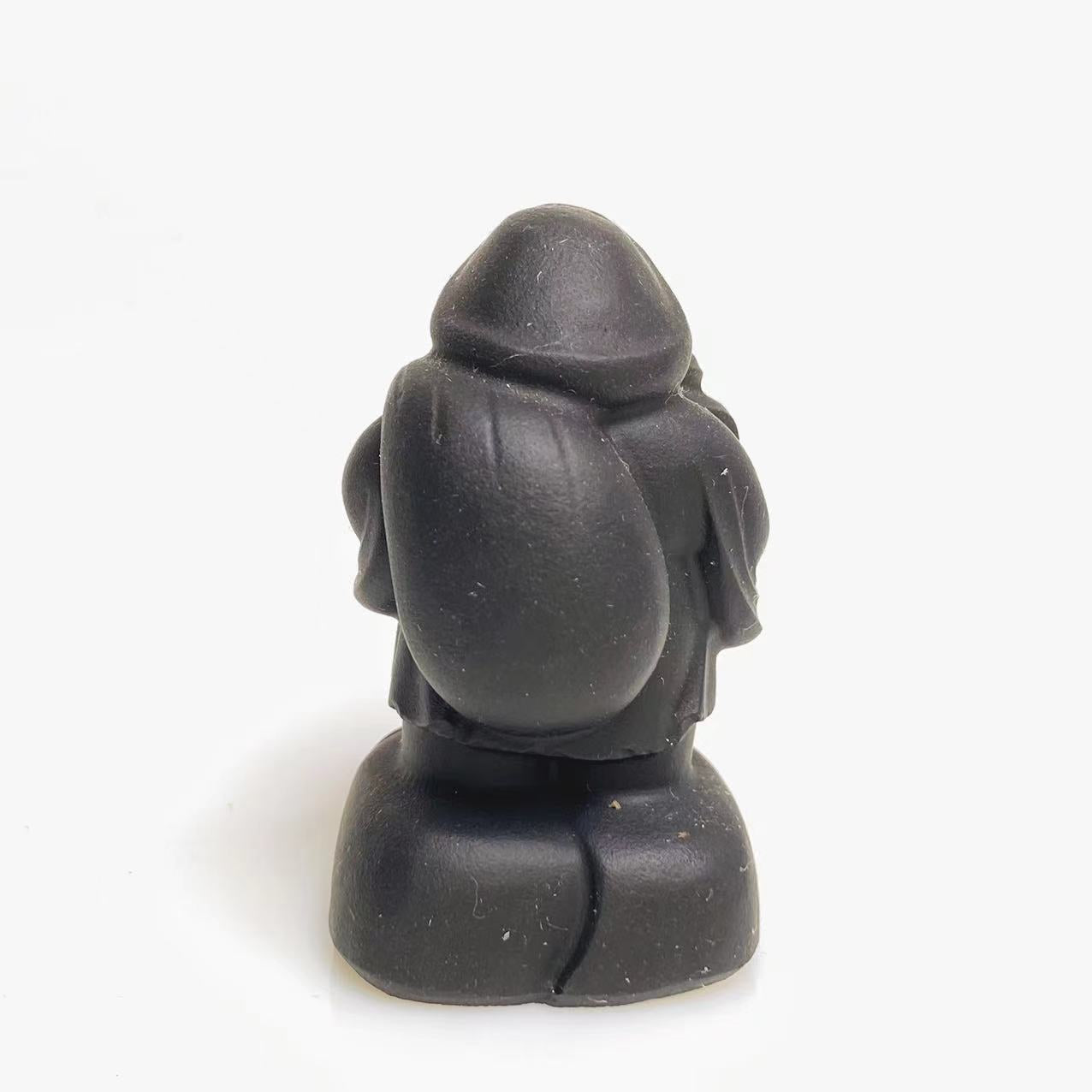 Black obsidian carving