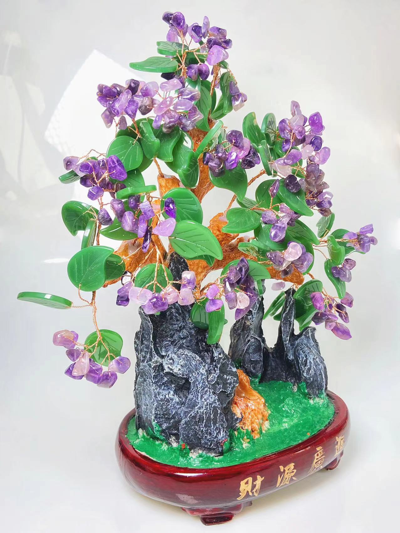 Amethyst chips tree