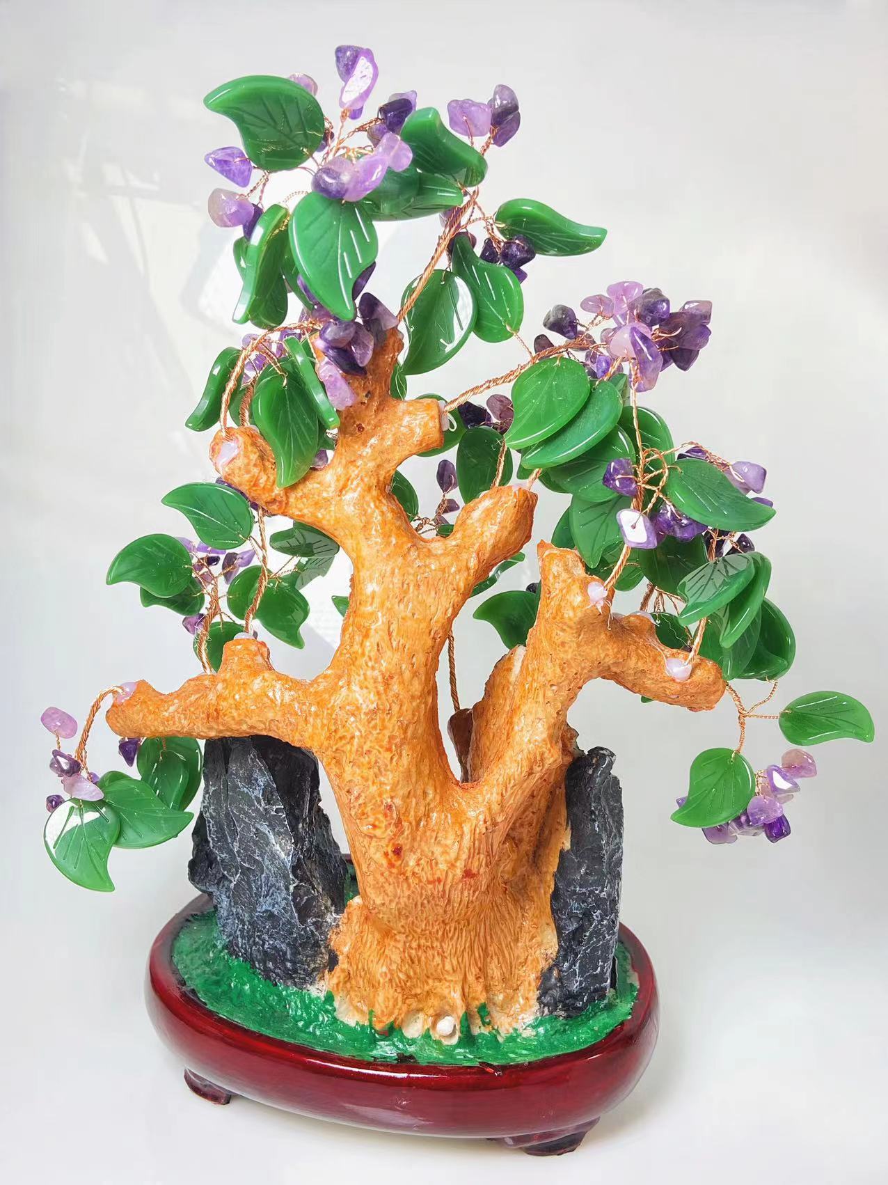 Amethyst chips tree