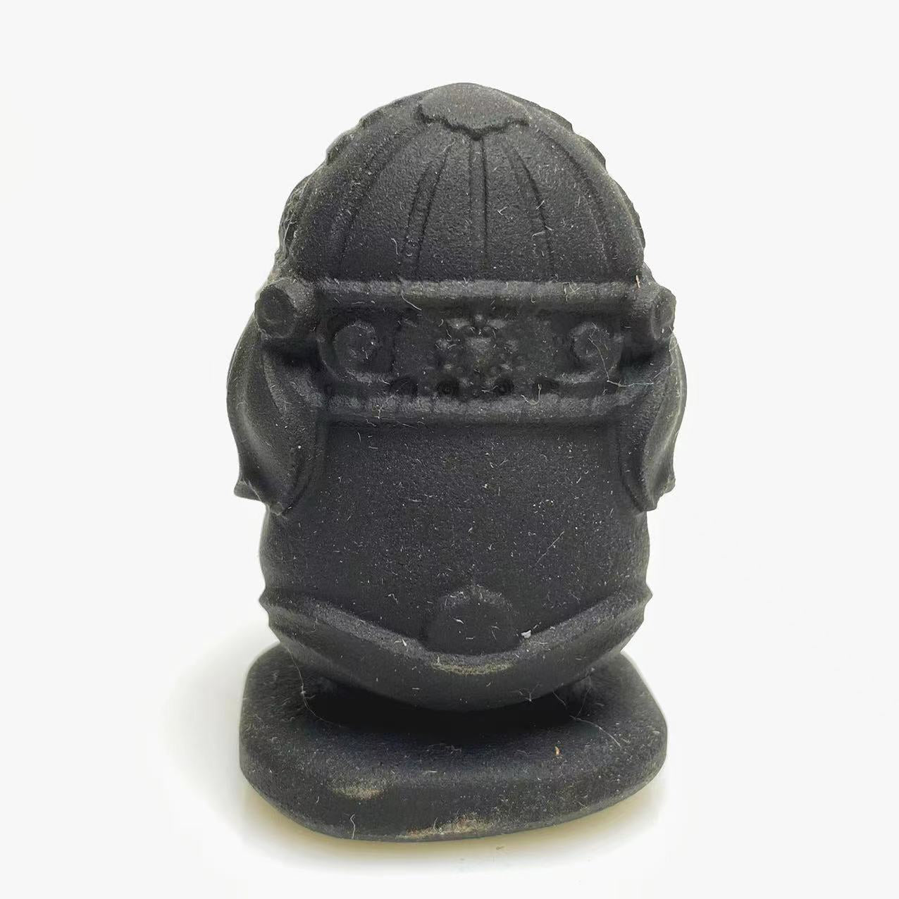 Black obsidian Genasha carving