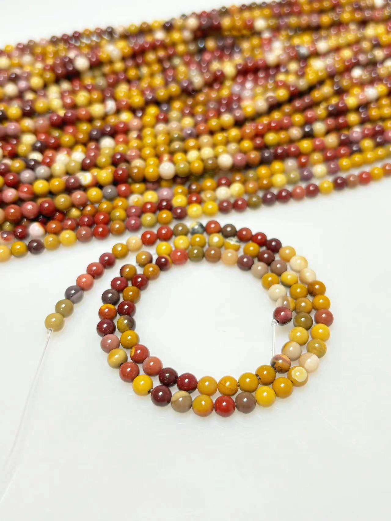 4mm Mookaite beads strand