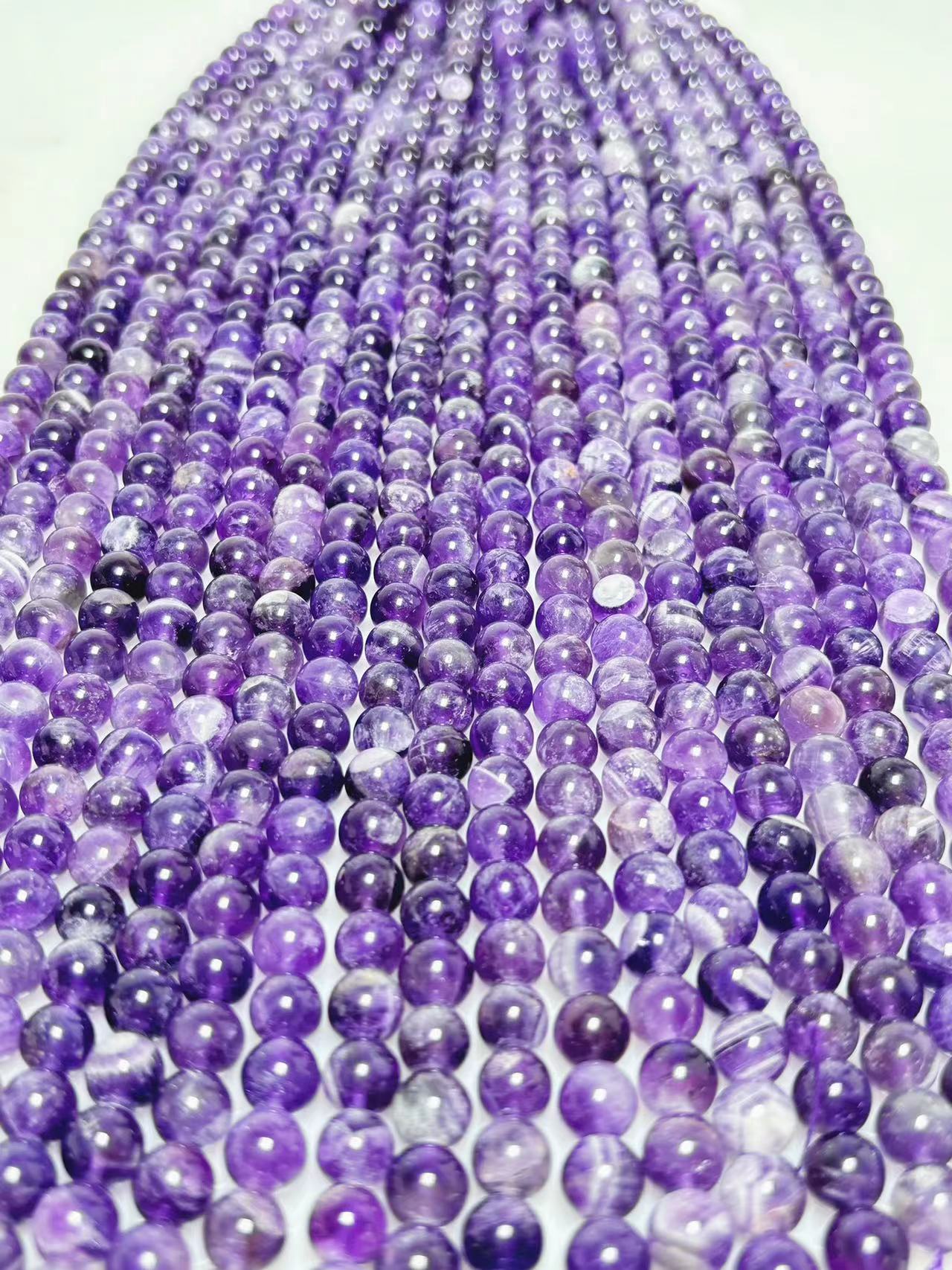 8mm Amethyst beads strand