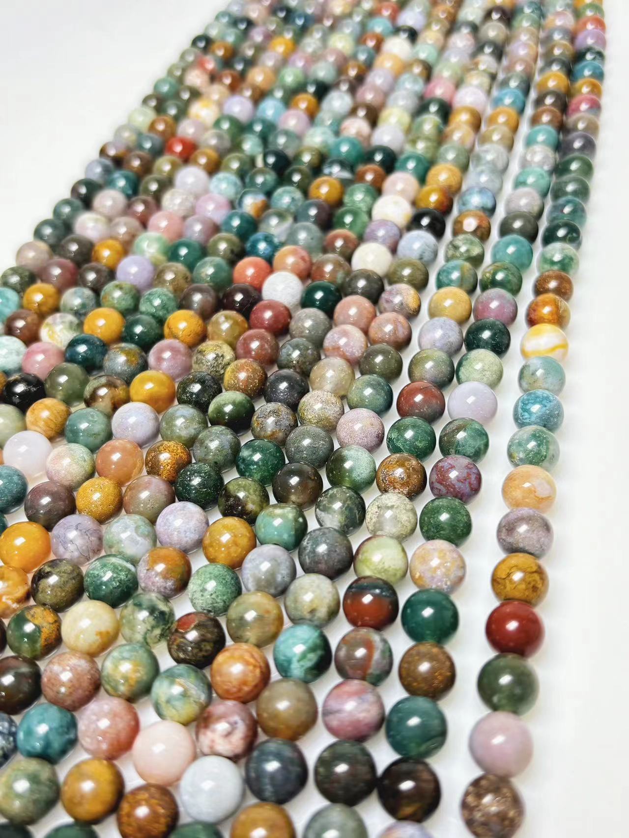 8mm Indonesida agate beads strand