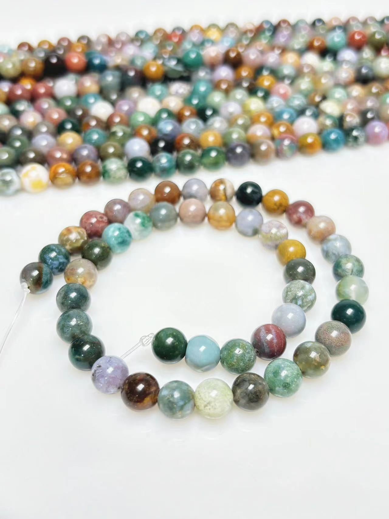 8mm Indonesida agate beads strand